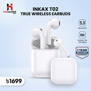 Inkax T02 Bluetooth Earbuds price in Bangladesh