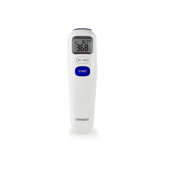 Omron MC 720 Non-Contact Forehead Thermometer – Infrared Digital Thermometer for Instant Fever Detection