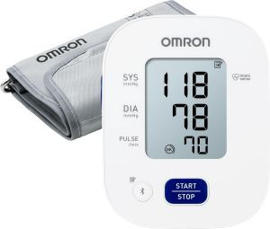 Omron HEM-7142T2 Bluetooth Blood Pressure Monitor Price in Bangladesh – Digital Upper Arm BP Machine with IntelliSense & Irregular Heartbeat Detection